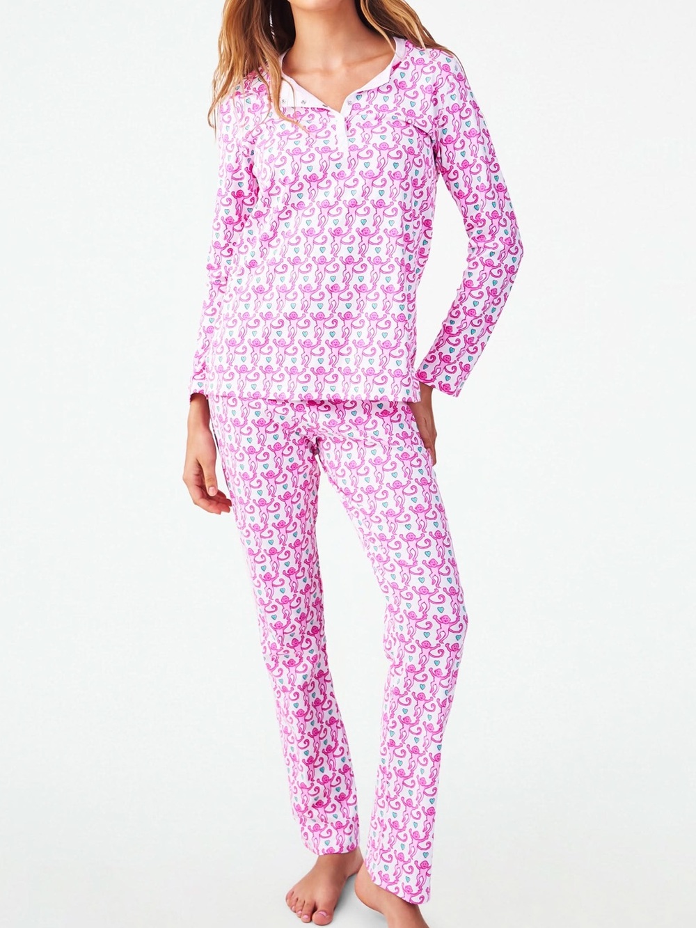 “Lovely Monkey” Roller Rabbit Pajamas